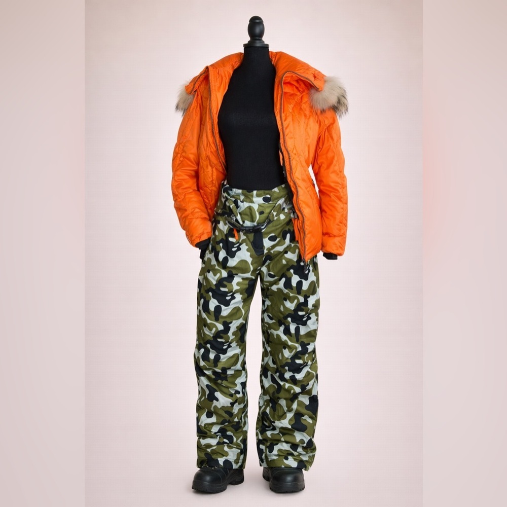 Jet Set Orange Puffer Jacket